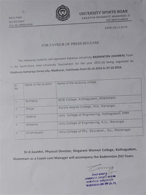 Kakatiya University, Warangal-506009, Telangana, India.