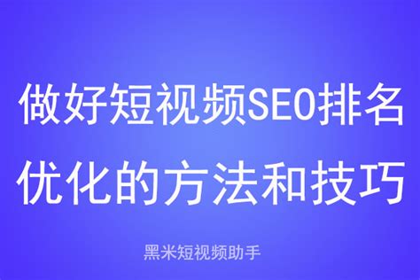抖音短视频seo搜索排名优化视频