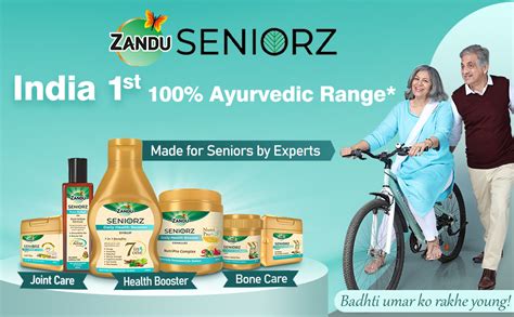 Zandu Seniorz BoneStrength Tablet, 60 Tablet, Clinically proven to Help ...