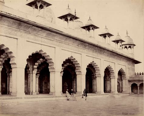 Moti Masjid (Pearl Mosque) of Agra - Photographed by Samuel Bourne in ...
