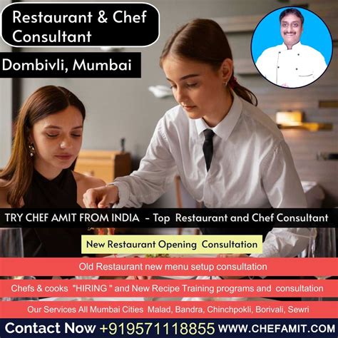 Dombivli Mumbai Chef restaurant menu recipes manpower