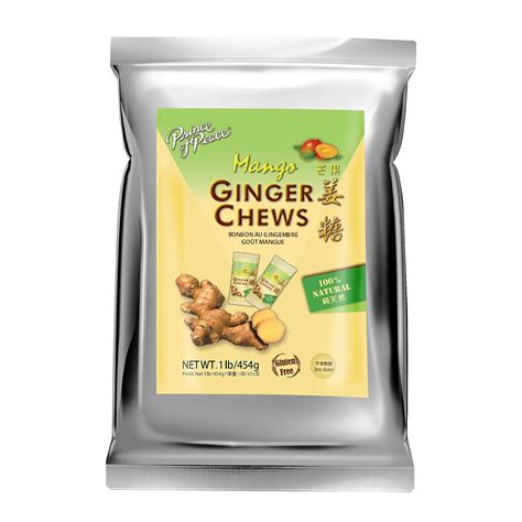 Amazon.com : Prince of Peace Ginger Chews with Mango, 1 lb. – Candied ...