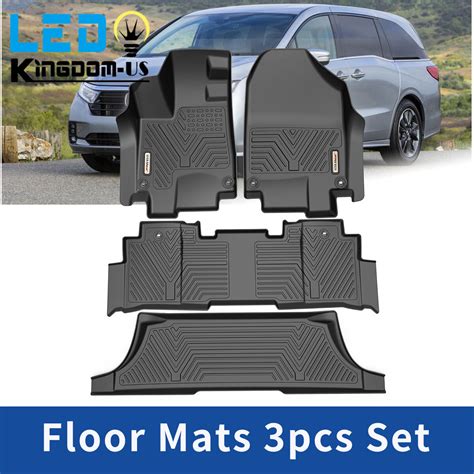 Honda Odyssey Floor Mats MAXLINER Black Floor Mats For 2011 2017 Honda