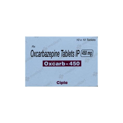 OXCARB 450MG TABLET 10'S : View Price, Combination and Alternatives ...