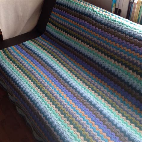 Image result for Crochet Interlocking Shell Blanket Pattern