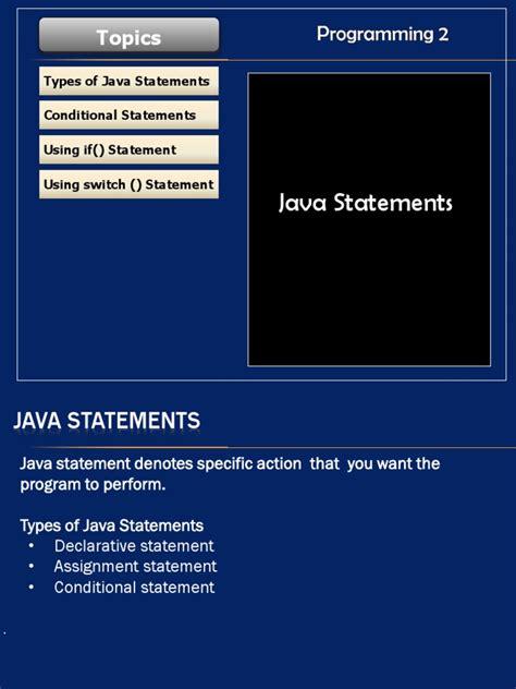 Image result for Java Statement Sample