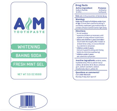 Image result for Aim Toothpaste Color