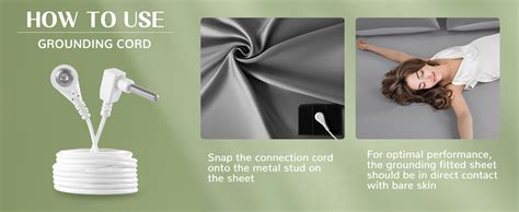 Amazon.com: Grounding Sheet,Luxury 88% Tencel & 12% Pure Silver Fiber ...