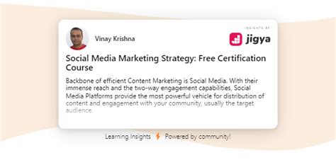 Social Media Marketing Strategy: Free Certification Course