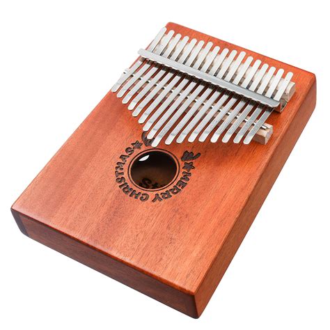 17-Key Kalimbas Wooden Finger Thumb Piano Mbira Education Musical ...