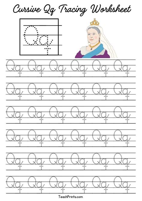 Image result for Cursive Q Practice Sheets
