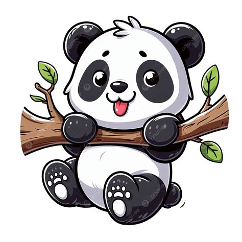 Funny Panda Clipart, Cute Baby Panda Clipart, Panda PNG Transparent ...