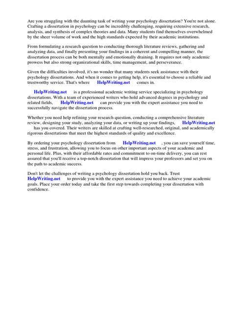 Image result for Psychology Dissertation Discussion Section