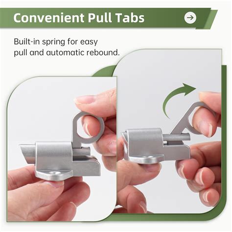 Moquin 2 Pack Self Closing Bolt Latches, Silver India | Ubuy