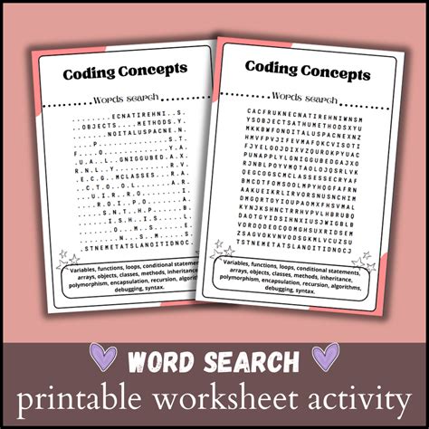 Image result for Computer Coding Word Search
