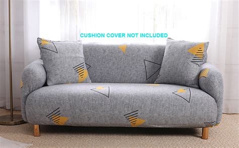House of Quirk Polyester & Spandex Universal Single Seater Sofa Cover ...
