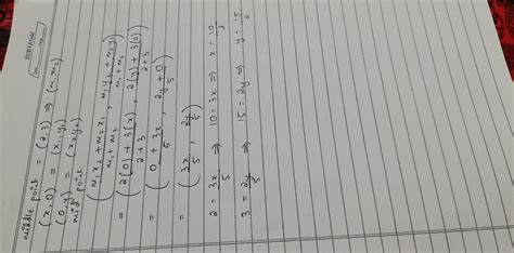 If the middle point of the line segment joining the points (x,0) and (0 ...