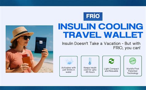 Buy FRIO ® Large: Insulin Cooling Travel Wallet (Blue) Made in United ...