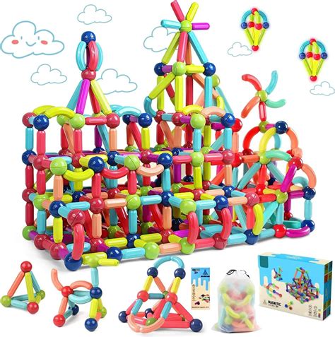 VELOCIOUS® Magnetic Sticks Building Blocks for Kids- Magnetic Toys for ...
