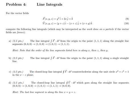 Line Integrals of Vector Fields Examples 的图像结果