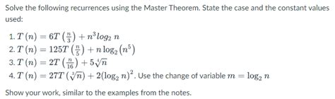 Image result for Master Theorem for Recurrences