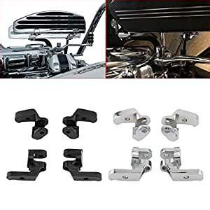 SHOVIARAswadh Motorcycle Driver Floorboard Relocation Brackets Kit Fit ...