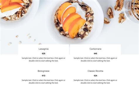 Image result for Restaurant Menu HTML Template