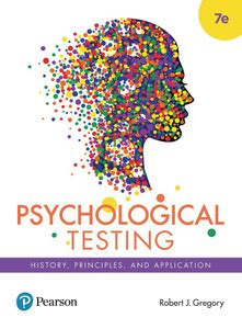 Psychological Testing - History, Principles, and Application Seventh ...