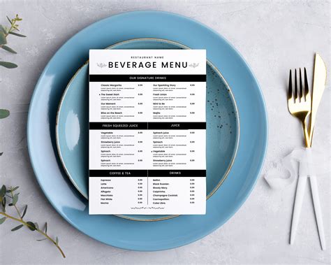 Restaurant Menu 的图像结果