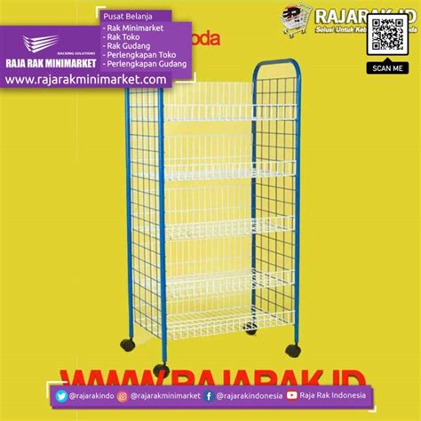 RAK CHIKI RODA MARGO R-06 SUSUN 6 | RAK SNACK SERBAGUNA