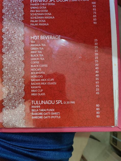 Menu at Gokul Krishna Veg Restaurant, Udupi