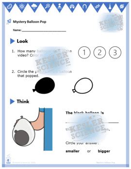 Image result for Balloon Pop Science Project