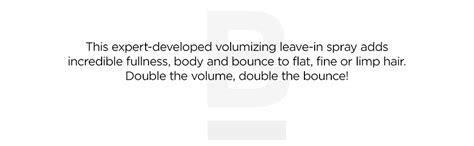 BBLUNT Blown Away, Volumizing Leave-In Spray- 150ml : Amazon.in: Beauty