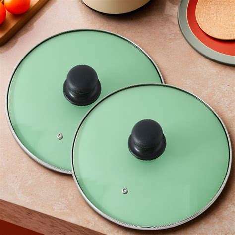 Buy UMAI 22 cm Toughened Glass Lid with Stainless Steel Rim ...