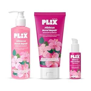 Buy PLIX - THE PLANT FIX Hibiscus Frizz Control Hair Serum 50ml + Bond ...