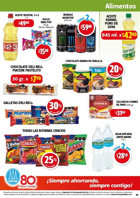 Folleto Farmacias Guadalajara del 1 al 14 de noviembre 2022