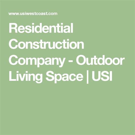 outdoor living construction