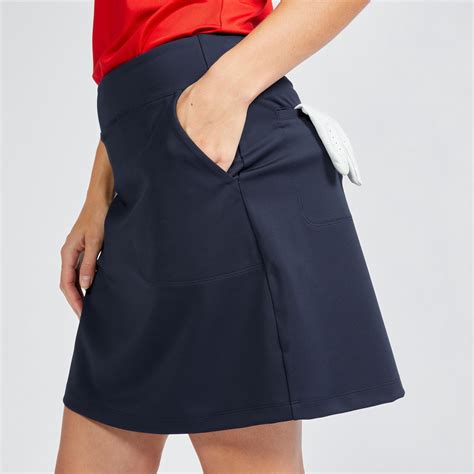 Women's golf skirt WW500 navy blue | Decathlon