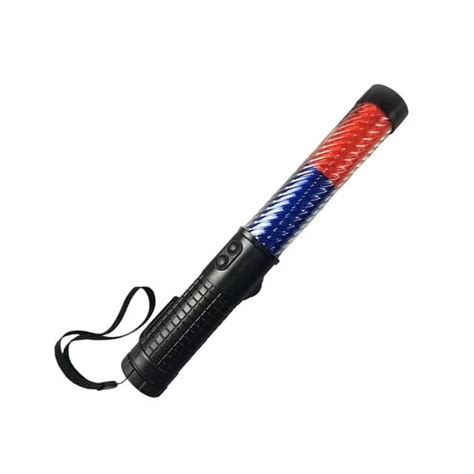 CREWBOLT LED Traffic Control Signal Baton | Red & Blue Flashing Safety ...