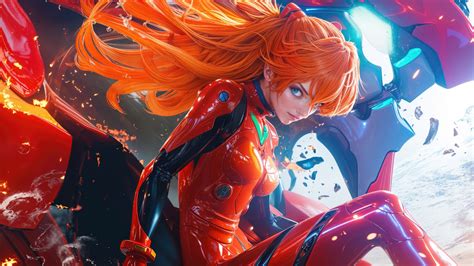 2560x1440 Asuka Langley Soryu From Neon Genesis Evangelion 1440P ...