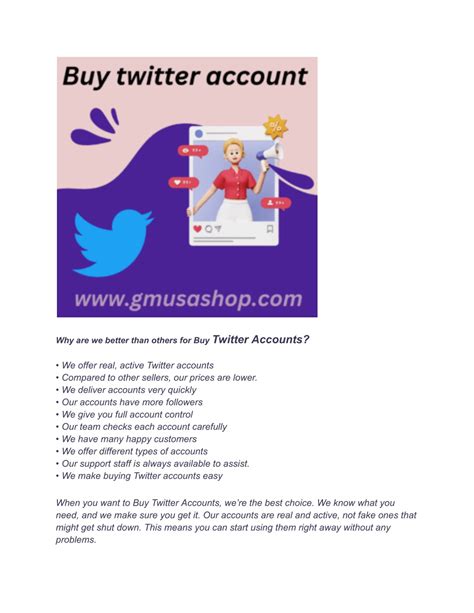 PPT - 10 Best Sites to Buy Twitter (X) Accounts 2025 PowerPoint ...