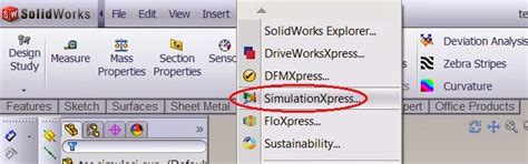 Image result for SolidWorks Simulation Express Startup