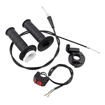 MYADDICTION Throttle Accelerator Handle and Cable Kit for 50cc Mini ...