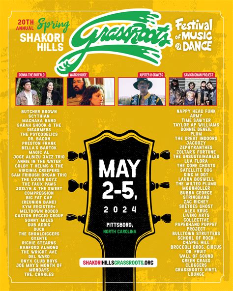 Shakori Hills GrassRoots Festival of Music & Dance