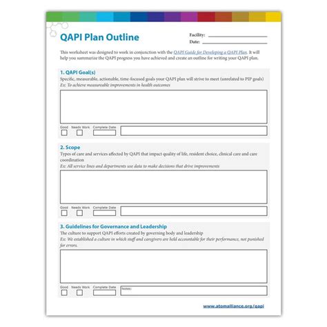 Image result for QAPI PIP Template
