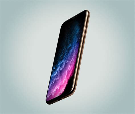 Floating iPhone 11 Pro PSD Mockup | Free Mockup World