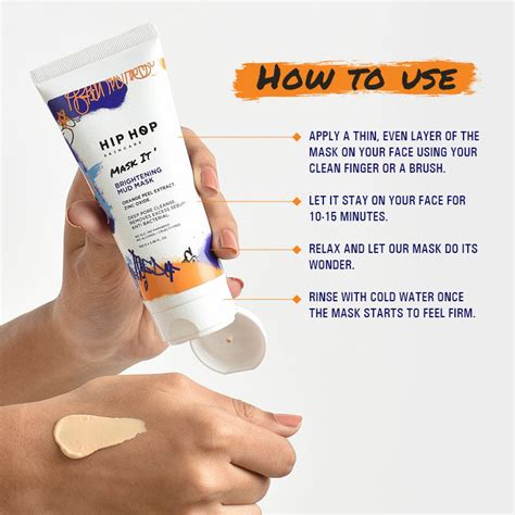 HipHop Brightening Mud Mask With Orange Peel Extract (100 ml) – HipHop ...