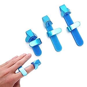 Buy Aluminum & Foam Finger Splint Support Brace For Mallet Finger ...