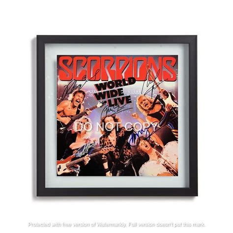 Scorpions Signed World Wide Live Album Autographed Vinyl - Etsy