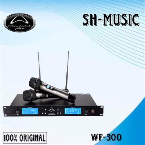 Jual Mic Wharfedale Pro WF300 Wireless Microphone Dua Mic Genggam ...